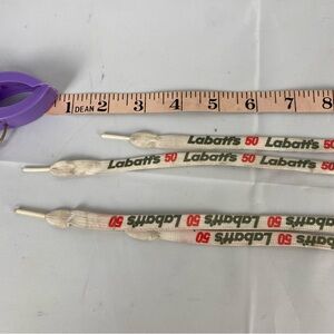 Vintage Labatt's 50 Branded Shoelaces 40” long super rare